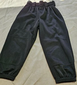 Wilson Baseball Pants Youth Medium Solid Black Knickers Unisex RN120890 - Picture 1 of 8