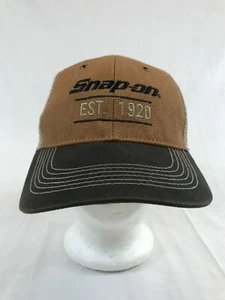 Gorra de béisbol Snap On Tools con tirantes Est 1920 marrón malla espalda ajustable - Imagen 1 de 10