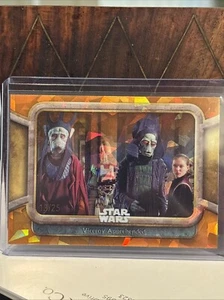 Topps Cromo Zafiro Star Wars Amenaza Fantasma Virrey Aprehendido Naranja/25 - Imagen 1 de 3