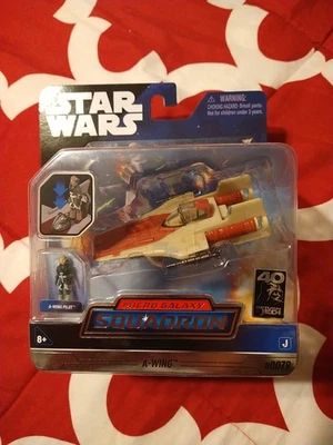 Star Wars Micro Galaxy Squadron A-Wing Serie 4 #0079 Jazwares 40th Return Jedi Foto 1 de 4