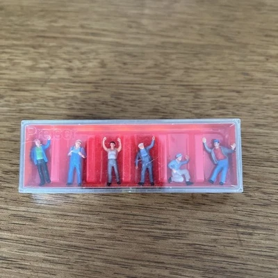 Preiser 10036 Truck Workers? Sfondo panoramico HO (1/87) rifinito dipinto - Immagine 1 di 3