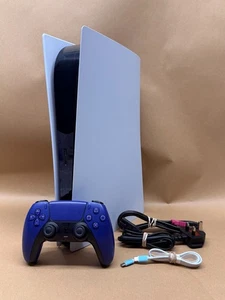 Sony PlayStation 5 Digital Edition | Alle Kabel - Galactic Purple Controller - Bild 1 von 11