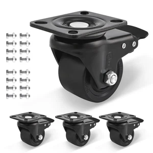 3 Inch Caster Wheels, Heavy Duty Casters 4410 LBS, Low Gravity Center Casters... - Picture 1 of 9