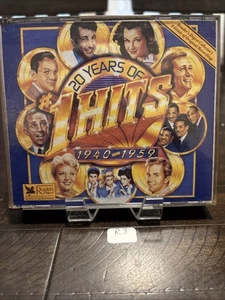 20 years #1 hits 1940-1959 4-CD set 1989 Reader's Digest Like New. R3 - Foto 1 di 2