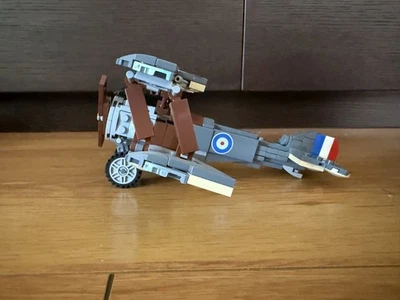 Brickmania Sopwith F.1 Camel World War 1 British Fighter Aircraft with pilot. - Image 1 of 4