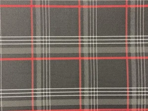 Tissu D'Intérieur Pour Siège MK7 VW Golf GTI MK1 MK2 T1 T2 T3 Gris Rouge - Picture 1 of 4