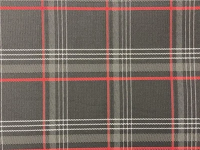 Tissu D'Intérieur Pour Siège MK7 VW Golf GTI MK1 MK2 T1 T2 T3 Gris Rouge - Image 1 of 4