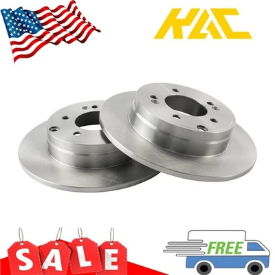 Rear Brake Rotors For 2014-2016 Kia Cadenza All 2011 Hyundai Azera All Pair - Image 1 of 4