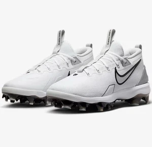 Nike Force Trout 9 Elite MCS Baseball Cleats White/Silver FZ0884-102 Men’s 13 - Picture 1 of 7