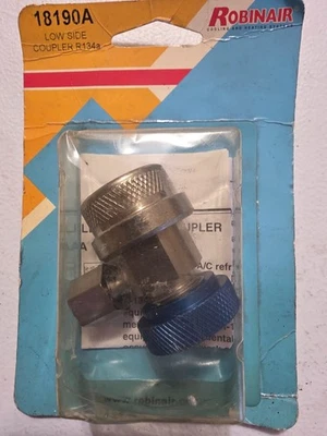 Acoplador de servicio Robinair 18190A lado bajo R134A Foto 1 de 2