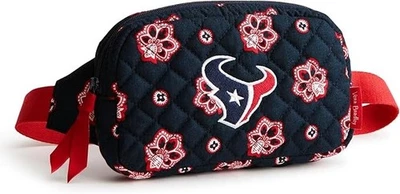 Mini Bolso Cinturón Vera Bradley NFL Houston Texans Azul Rojo Bandana Foto 1 de 3