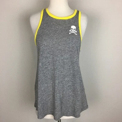 Soul Cycle Gray & Yellow Athletic  Tank Medium - Image 1 of 4