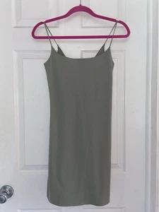 Mini Vestido Acanalado Para Mujer Colección A&F Suave Abercrombie & Fitch Talla: Med. - Imagen 1 de 8