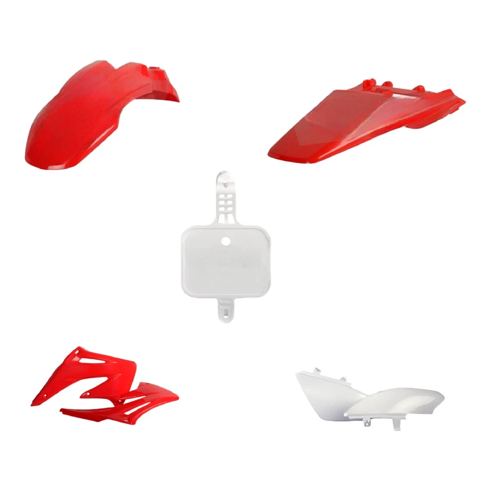 Kit de plástico Polisport MX para Honda CRF 50F (2004-25) Motocross, OEM, rojo/blanco Foto 1 de 4