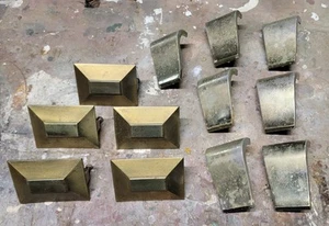 Vintage Art Deco Hardware Drawer Pulls Lot (12 pcs.) Keller Brass & E.H.M. Co - Picture 1 of 5