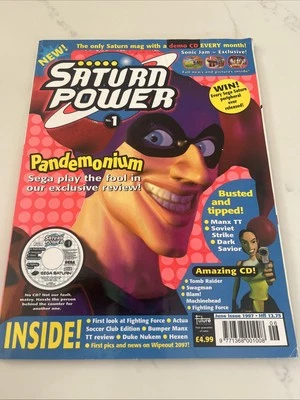 VTG Saturn Power MAGAZINE ISSUE 31 - VERY RARE RETRO GAMING COLLECTABLE - Image 1 of 4