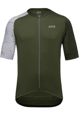 Gore Wear C5 Cycling Jersey - Utility Green/White - XL, 40-42”, BNWT - RRP £99 - Image 1 of 4