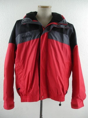 Columbia Men's sz L Columbia Bugaboo 3-in-1 Jacket Fleece Lining Red Vtg 1990's - Image 1 of 4