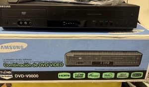 Samsung DVD-V9800 DVD VCR Combo w/ Remote,HDMI Cable, RCA Cable, Manual, and Box - Picture 1 of 16