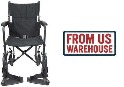 LT - 2019 Karman Transport sillas de ruedas, tamaño del asiento: 17" x 16", color del marco: negro Foto 1 de 4