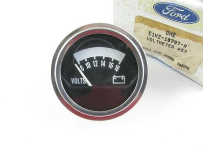 全新 - 原始设备制造商福特 E1HZ-10797-A 伏计量表 适用于 1981 - 1985 B600 & B700 总线 — 第 1/3 张图片