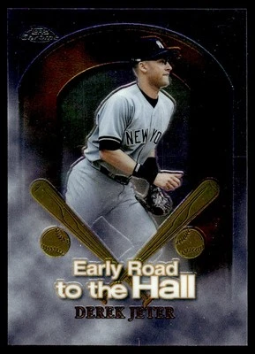 1999 TOPPS CHROME EARLY ROAD TO THE HALL Derek Jeter New York Yankees #M9 - Image 1 of 2