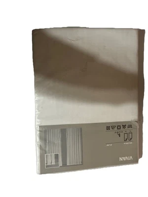 Juego de 2 paneles cortina blancos Ikea VIVAN NUEVOS 57 x 98" NUEVO EN PAQUETE Foto 1 de 2