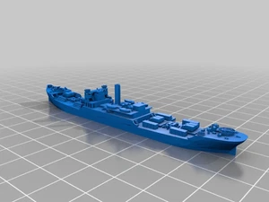 1:1250 EFC 1013 Freighter with Deck Guns and Cargo - Picture 1 of 1