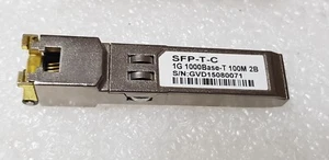 Transceptor 453154-B21 compatible con HPE 1000BASE-T 2B SFP-T-C RJ-45 1G 100 m RJ45 - Imagen 1 de 7