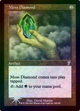 Moss Diamond - Foil New MTG Seventh 7th Edition Magic 2B3