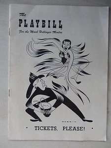 October 1950 - Mark Hellinger Theatre Playbill - Tickets, Please - Albertson - Picture 1 of 2