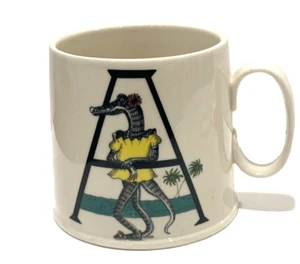 BALDUCCI for Anthropologie A is For Alligator MUG Large Coffee Cup by Florence - Picture 1 of 4