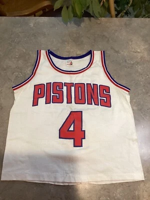 Vintage 80’s-90’s Joe Dumars  Detroit Pistons Youth Jersey SGA Good Humor - Image 1 of 4
