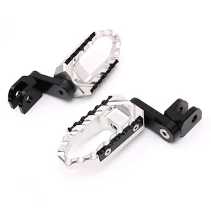 Silver TRC 40mm Adjustable Front Wide Footpegs For Kawasaki Z400 19 20 21 22 - Bild 1 von 9