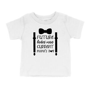 Future Ladies Man Toddler Kids Shirt Mama's Boy Kids Tee Funny Toddler Boys Gift