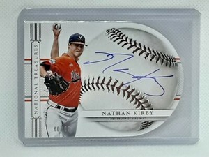 Nathan Kirby 2015 National Treasures Multi Sport DIE CUT AUTO (40/99) Virginia