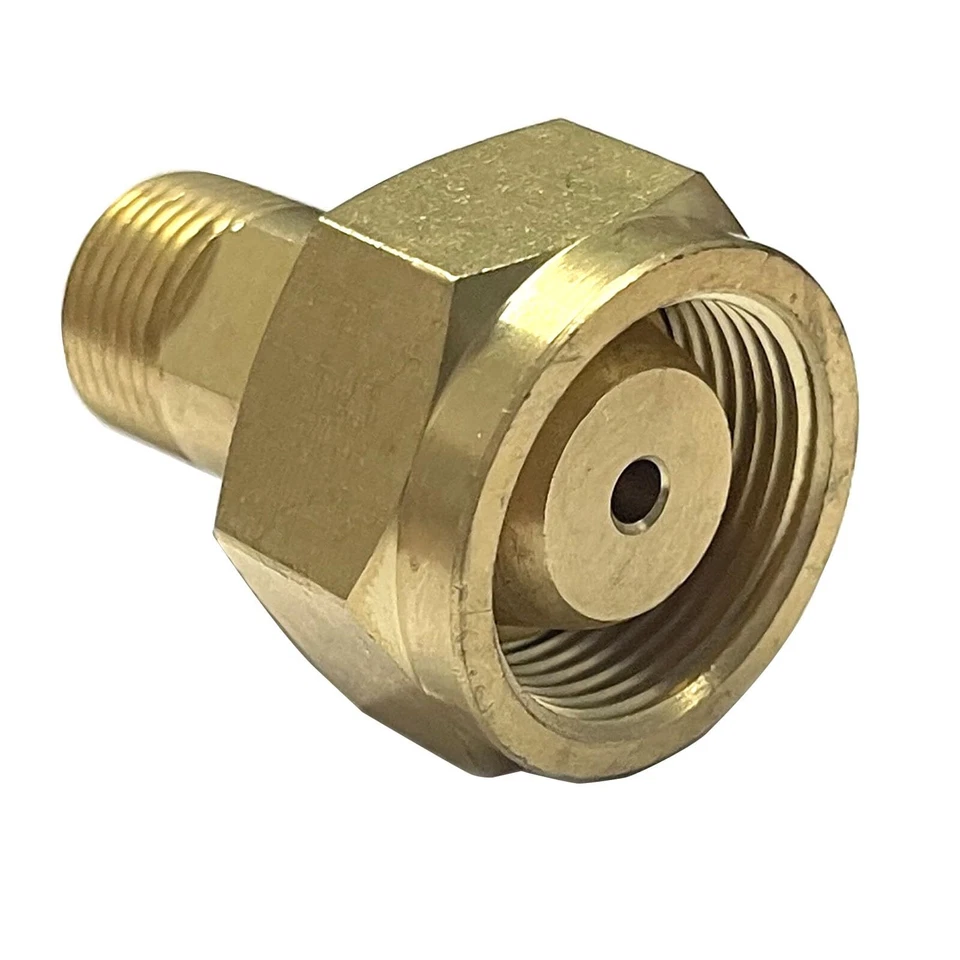 Cga520 B Tank Acetylene To Cga200 Mc Acetylene Regulator Adaptor #306 - Image 1 of 1