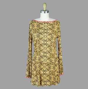SOFIA BY VIX Geometric Leopard Print Cover Up Dress Size XS - Picture 1 of 8