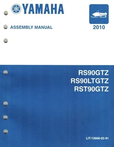 Genuine Yamaha Factory Assembly Manual RS Vector RS Venture GT/LTX GT 900 2010 - Bild 1 von 2