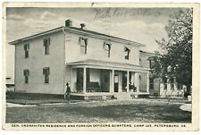 Gen. Cronkhites Residence & Foreign Officers Quarters, Petersburg, Penn Postcard