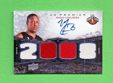 2008-09 Upper Deck Premier Rookie #129 Mario Chalmers QUAD PATCH AUTO RPA /199 
