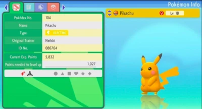 Pokemon Brilliant Diamond & Shining Pearl 6IV Shiny PIKACHU MAX EVs