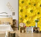 3D Yellow Daisy G7252 Wallpaper Wall Murals Removable Self-Adhesive Honey
