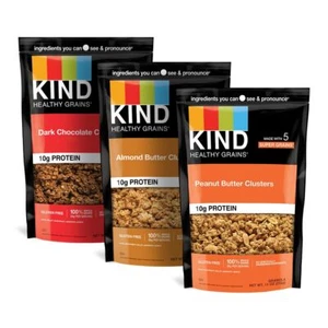 KIND Healthy Grains Clusters Granola Variety Pack Healthy Snacks Good Source ... - Picture 1 of 1