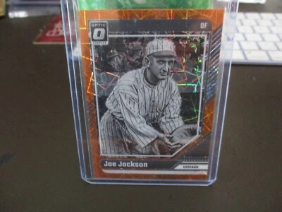 2024 Panini Donruss Optic оранжевый скорость призма Джо Джексон #32 Чикаго - Изображение 1 из 4