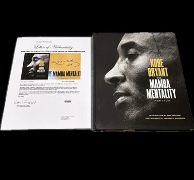 MAMBA ♾️ MENTALITY KOBE BEAN BRYANT 1ST EDITION BOOK INSCRIBED " KOBE 24 " DCLOA - Image 1 of 4