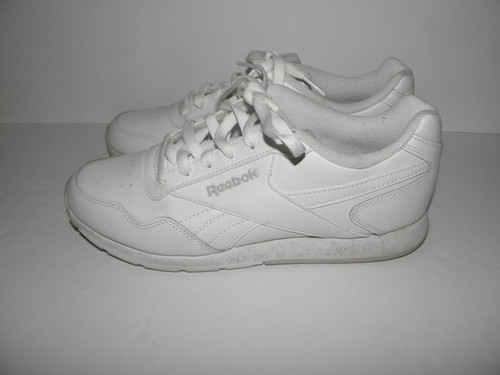 Reebok Scarpe da Ginnastica Donna Classiche Bianche Pelle Tennis Sportive Tg 8 1 2 M