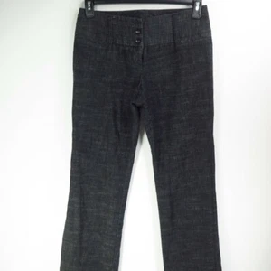 IZ BUYER CALIFORNIA WOMEN'S BLACK 3 Button Mid Rise Pants SIZE 7 30x30.5 - Picture 1 of 6