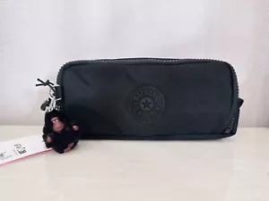 Nuevo con etiquetas Estuche para lápices Kipling Gitroy Estuche de cosméticos Dije de mono negro - Imagen 1 de 4