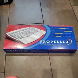 Vintage VTG KEYBOARD Keytronic Pro Voyager Propeller built-in microphone win98  - Picture 1 of 7